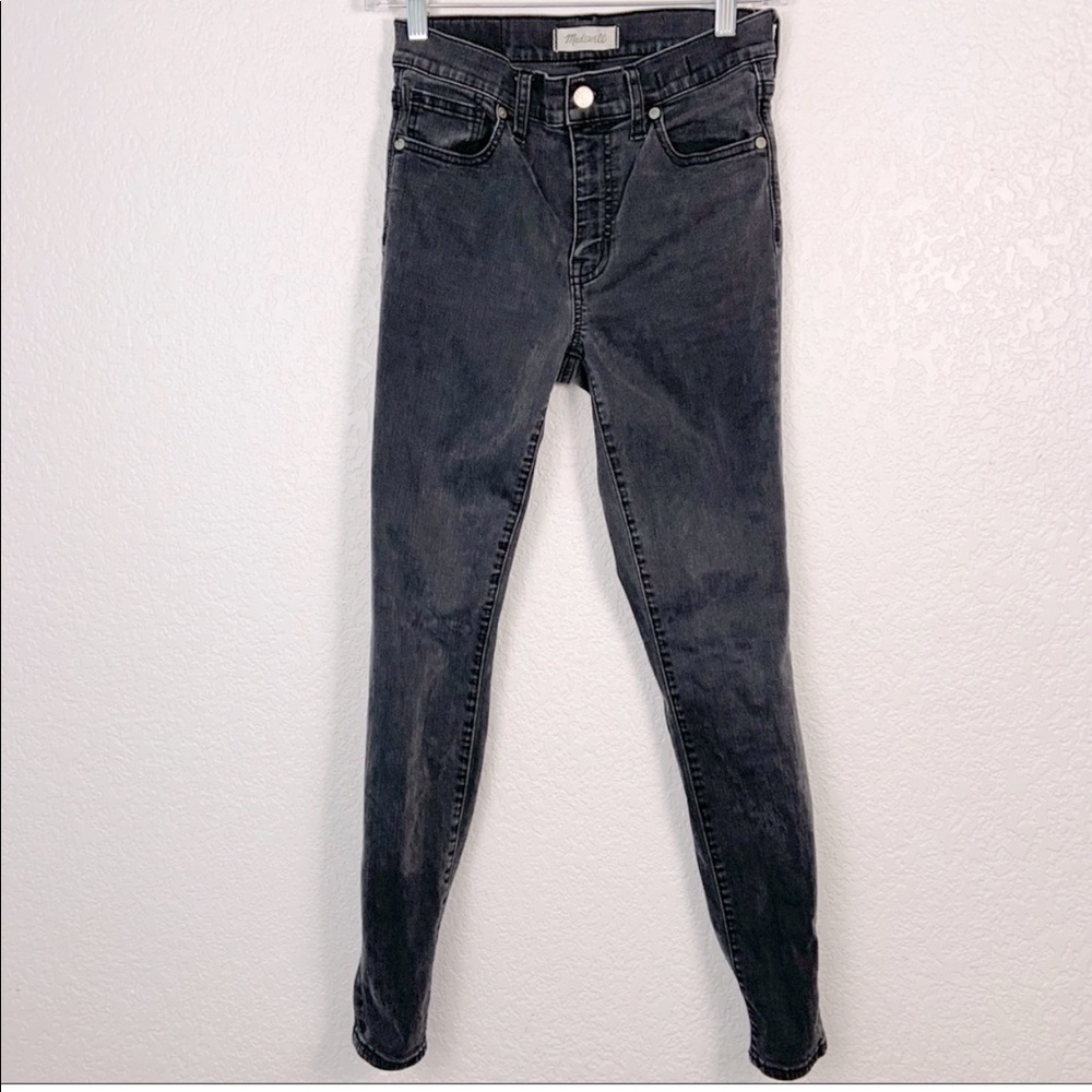 Madewell Gray High Rise Skinny Skinny 27